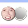 Wang Xingyue Wang Tao Espelho de Lata Espelho de Maquiagem Espelho Portátil Fã de Concerto Mercadoria Estilo Igual ao do Tiktok