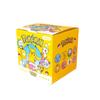 Baokemeng Bikachu pokemon Saquinho Surpresa Caixa Surpresa 3D Tridimensional Removível Montável Desenho Animado Borracha