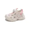 Zapatos de Senderismo al Aire Libre de Malla Hueca para Niñas 2026 Verano Nuevos Zapatos Deportivos de Malla Simple para Niños Zapatos Ligeros para Correr para Niños
