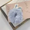 Diadema de Felpa Colorida Estilo Coreano con Orejas de Conejo de Dibujos Animados Moda Estilo Bosque Accesorio para el Cabello de Niña Goma Elástica Adorno para el Cabello