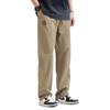 Verão Estilo Americano Retrô Calças Casuais Masculinas Soltas Marca de Moda Versátil Calças Soltas Masculinas Calças Cargo Esportivas de Perna Reta