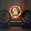 Cavalo Unicórnio Coração Menina Música com Luz Estrela Luz Noturna Caixa de Música Decoração Romântica de Quarto Presente Dia do Estudante