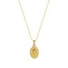 Collar con colgante de reina de la marca europea y americana, elegante y exquisito, combinable con todo, chapado en oro, P911