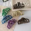 Pinza para el Cabello Gruesa de Acetato Retro Estilo Francés, Pinza de Tiburón Elegante y Sencilla, Accesorio para el Cabello Pasador Estilo Coreano