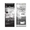 Libro de Pegatinas Troqueladas de Poesía de Micro-Objetos Crepúsculo, Pegatinas Decorativas con Adorno de Encaje Estilo Ins, Collage de Regalo DIY para Journaling