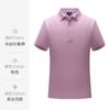 Polo de verano para hombre, de alta gama, de algodón de seda de hielo, transpirable, refrescante, sin arrugas, con hebilla, cuello en esquina, solapa, manga corta, camiseta de negocios