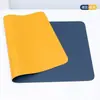 Alfombrilla Gruesa Impermeable y a Prueba de Aceite de Doble Cara para Escritorio de Laptop Transfronteriza con Alfombrilla de Ratón de Cuero de Alta Gama