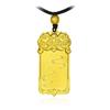 Colgante de Oro Arena Vietnamita Diseño Nicho Etiqueta Unicornio Antiguo Amuleto Nafu Xiangyun Colgante Joyería de Aleación de Cobre