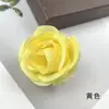 Cabeza de camelia rizada de simulación DIY capullo de rosa pequeño individual paquete de materiales para tocado horquilla pared de flores accesorios