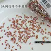 5A Brillantes Tira Larga Circonita Arte de Uñas Pedrería Mini Base Plana Corte Otoño e Invierno Color Champaña Decoraciones para Uñas