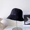 Sombrero de Pescador con Textura Retro Estilo Japonés para Mujer, Temporada de Primavera y Verano, Temperamento Artístico, Sombrilla, Sombrero de Copa, Transpirable, Protección Solar, Sombrilla, Moderno