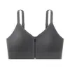 Chaleco deportivo con cremallera frontal para correr y fitness, reductor de busto grande, comercio exterior transfronterizo, sujetador deportivo a prueba de impactos, cómodo, anti-flacidez