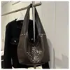 Bolso de axila para mujer 2025 Nuevo bolso para mujer de alta gama Maillard Bolso casual Bolso de hombro retro de gran capacidad para el trabajo