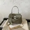 Bolso de mano platino para mujer, nuevo bolso de hombro coreano de tendencia 2026, bolso de mano de alta gama elegante de gran capacidad para el día a día
