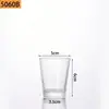 Venta al por mayor de Taza de Vidrio Transparente de Gran Capacidad para Velas Caseras, Aromaterapia, Portavelas de Vidrio Vacío DIY para el Hogar, Dormitorio, Portavelas, Fragancia