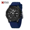 OFNS Venta Caliente Reloj de Cuarzo para Hombre de Negocios Casual con Tres Ojos y Seis Manecillas Multifuncional Impermeable con Calendario