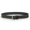 Cinturón Transfronterizo Amazon Piel PU Estrella de Cinco Puntas Agujero Cuentas de Garra Hebilla de Pin Personalizada para Jeans Cinturón Hip-Hop Tendencia Personalizada