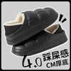 Zapatillas de Algodón de Moda para Mujer, Otoño e Invierno, con Cubierta para el Talón, Adecuadas para Usar en Exteriores, Forradas de Felpa, Zapatos Gruesos Desmontables de Peluche para el Hogar en Interiores, para Maternidad, para Hombre