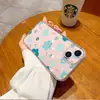Celebridad de Internet Más Vendido Estilo Fresco Azul Floral Funda para iPhone 18 Pro a Prueba de Golpes Apple 17 Transparente TPU Suave