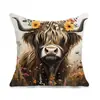 Almofada Estampa Animal Nórdico Almofada de Cabeceira de Quarto Almofada Decorativa de Bay Window Capa de Almofada de Sofá Atacado Transfronteiriço