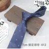 Nueva Corbata Jacquard Hecha a Mano para Hombre, Corbata Casual y de Moda de 7 cm de Seda Poliéster, Estilo Británico Fabricante Boda Stock Disponible