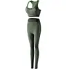 Sujetador Deportivo Europeo y Americano Transfronterizo para Mujer Yoga Fitness Correr Suelto Transpirable Conjunto de Sujetador Leggings Venta al por Mayor