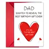 Cartão de Agradecimento com Envelope Transfronteiriço 1 Peça/Conjunto, Cartão de Bênção Criativo com Frases em Inglês, Cartão de Mensagem para Presente de Aniversário