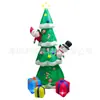 TEMU Moldes de Aire Inflables Navideños Transfronterizos, Hombre Mayor Luminoso LED Inflable, Muñeco de Nieve, Moldes de Aire Inflables Creativos, Productos de Decoración Festiva
