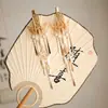 Ganchos para Orejas Versátiles con Borla Larga Floral Estilo Chino, Pendientes Dulces Chinos Antiguos Nuevos, Accesorios para Falda Mamian Hanfu