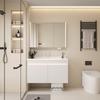 Robot aspirador 2I lavabo cerámico integrado lavabo con tacto de piel combinación de mueble de baño mueble de baño lavabo