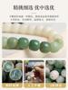 Pulseira de Raiz de Bodhi Jade Branco Degradê de Mão com Franja de Borla Anel Corrente Pulseira Wen Brinquedo Masculino Placa de Contas de Bodhi Brinquedo Bodhi Crianças