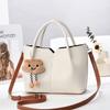 Lindo Bolso Cubo Portátil de Oso 2024 Nuevo Estilo Coreano Bolso de Hombro para Mujer Nicho de Alta Gama Bolso Cruzado