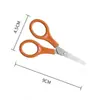 Acessórios para Kit de Primeiros Socorros de Aço Inoxidável 9cm Tesoura para Gaze Kit de Agulha e Linha Doméstico Tesouras Pequenas Tesouras para Curativos Tesouras de Artesanato para Crianças