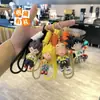 Llavero de Monos de Sol de Dibujos Animados Nuevo Producto Transfronterizo Periférico de Anime Muñeco de Plástico Blando Colgante para Pareja Coche Bolsa Regalo
