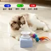 Juguete eléctrico para gatos transfronterizo, un dispositivo que ayuda a los gatos a gastar energía persiguiendo y cazando, con una pista automática de plumas y cuerda.