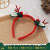 Chifres de Natal Headband Ano Novo Natal Bonito Reunindo Chifres Boneco de Neve Headwear de Férias Transfronteiriças