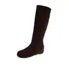 Primeiro Encontro Temporada Retro Camurça Interno Aumento de Altura Botas Longas para Mulheres 2026 Novo Outono/Inverno Versátil Acima do Joelho Botas de Moda