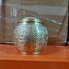 Lata de Té de Latón Dragón Fénix Cinco Tigres Lata de Té Decoración del Hogar Regalo Estudio Chino Escritorio de Oficina Adorno de Cobre