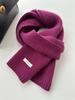 Selección de Bufanda de Cachemira 100% Lana Pura Australiana Nueva Color Sólido Combinable para Hombre y Mujer Invierno Cálido Bufanda de Punto