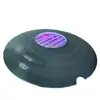 Banco de hormigón translúcido con remolino de disco redondo, silla luminosa nocturna para zona escénica, adorno de paisaje de cemento translúcido de forma irregular