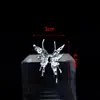 Anillo de mariposa transfronterizo nuevo temperamento anillo de diamante brillante joyería popular fábrica directa Super Brillante