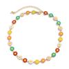 2026 Nuevo Exquisito Collar de Margarita Europeo y Americano Gargantilla de Flor Blanca Diseño de Moda y Tendencia Regalo de Vacaciones