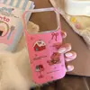 Funda de Teléfono de Dibujos Animados Rosa Rosa Adecuada para Apple 17, iPhone 18Pm Funda con Purpurina de Cachorro, Alto Valor Estético para 16, Anticaídas para 15, Funda Dura para 13