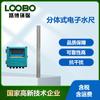 Medidor de agua electrónico dividido Detector hidrológico de acero inoxidable de alta precisión Tres modos de medición Medidor de agua multifuncional