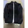 Suéter versátil de nuevo diseño para hombre, cárdigan de estilo casual, chaqueta con cremallera y cuello alto, abrigo de punto para otoño e invierno