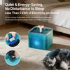 Fonte de Água para Gatos, Fonte Automática de Água para Gatos de 64 oz / 2L, Fonte para Pets com Luz LED e Filtro para Gatos e Cães Pequenos
