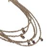 Colar de Zircônia com Facetas Exquisite Yuanyou Champagne Pó Coração Temperamento Versátil Corrente de Clavícula de Alta Qualidade Primavera e Verão Feminino