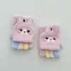 Guantes de Conejo de Dibujos Animados para Niños con Tapa abatible 2026 Invierno Cálidos Forrados de Felpa Engrosados Lindos de Punto sin Dedos para Niñas