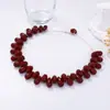 Pulsera de Cadena para Clavícula Geométrica Irregular Forma de Gota de Agua Estilo Bohemio Transfronterizo de Lujo Ligero Minimalista de Moda para Mujeres