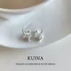 Pendientes de Plata S925 en Forma de Corazón para Mujer 2026 Nuevo Estilo Popular Lujo Ligero Gama Alta Elegantes y con Estilo Pendientes de Botón Aguja de Plata Pura Versátiles